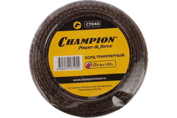 Корд трим.CHAMPION Magic 2.4мм*87м (витой квадрат)