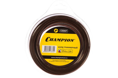 Корд трим.CHAMPION Nylplus Square 3.0мм* 23м (квадрат)