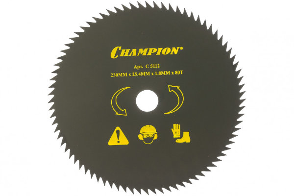 Нож с  остроугольными зубцами Champion 80/230/25,4 (SRM-2305SI,SRM-2655SI)