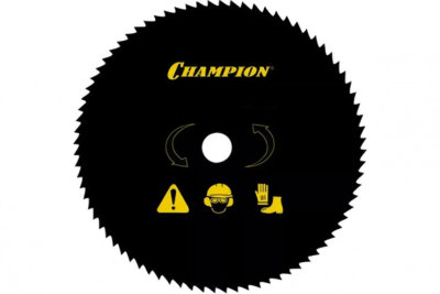 Нож с  остроугольными зубцами Champion 80/255/25,4 (SRM-330ES/SRM-350ES,4605)