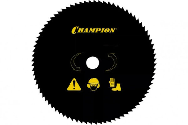 Нож с  остроугольными зубцами Champion 80/255/25,4 (SRM-330ES/SRM-350ES,4605)