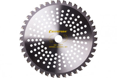 Нож с зубцами из твердого сплава Champion Tiger 40/255/25,4  (SRM-330ES/SRM-350ES,4605)
